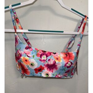 Victoria's‎ Secret Floral Pullover Bikini Swim Top Small